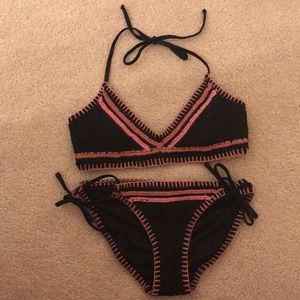 Xhilaration Crochet Bikini Set